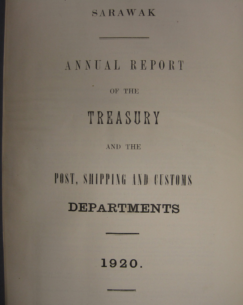 Image: Annual Report of the Department of Trade and Customs (1920)